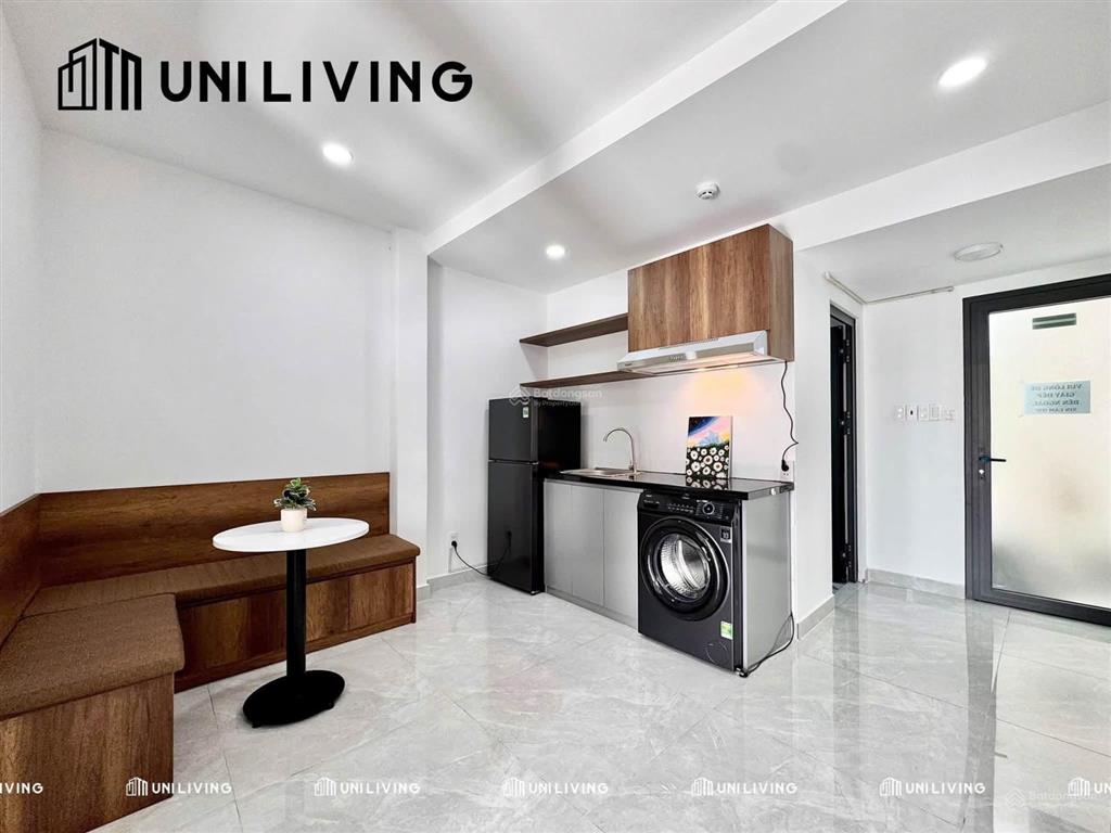Căn hộ 1 phòng ngủ đẹp gần đại học văn lang  cửa sổ, ban công, full nội thất
