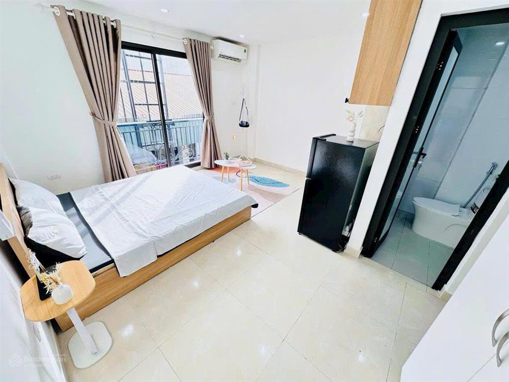 Chỉ 9,55tỷ đầu tư chdv 6t hoàng mai, 8pn khép kín, pccc đủ, thang máy, dt ổn định, full nội thất,