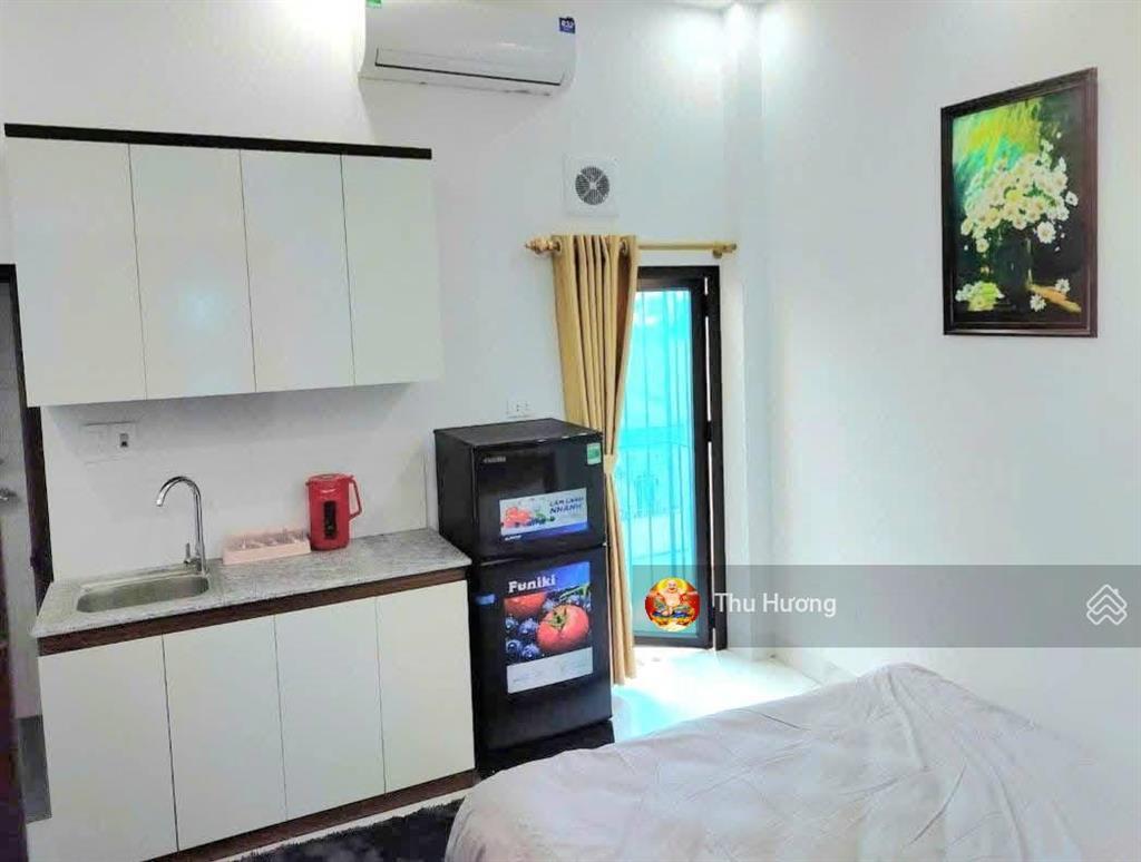 Toà chdv minh khai, 2 thoáng, 6t tm, 10pkk full nội thất, dt 6%/năm, pccc đủ, hiện đã cho thuê full