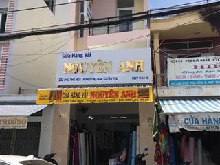 Bán nhà mặt tiền kinh doanh vải phú thọ hòa
