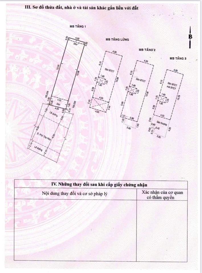 Bán nhà mặt tiền kinh doanh vải phú thọ hòa