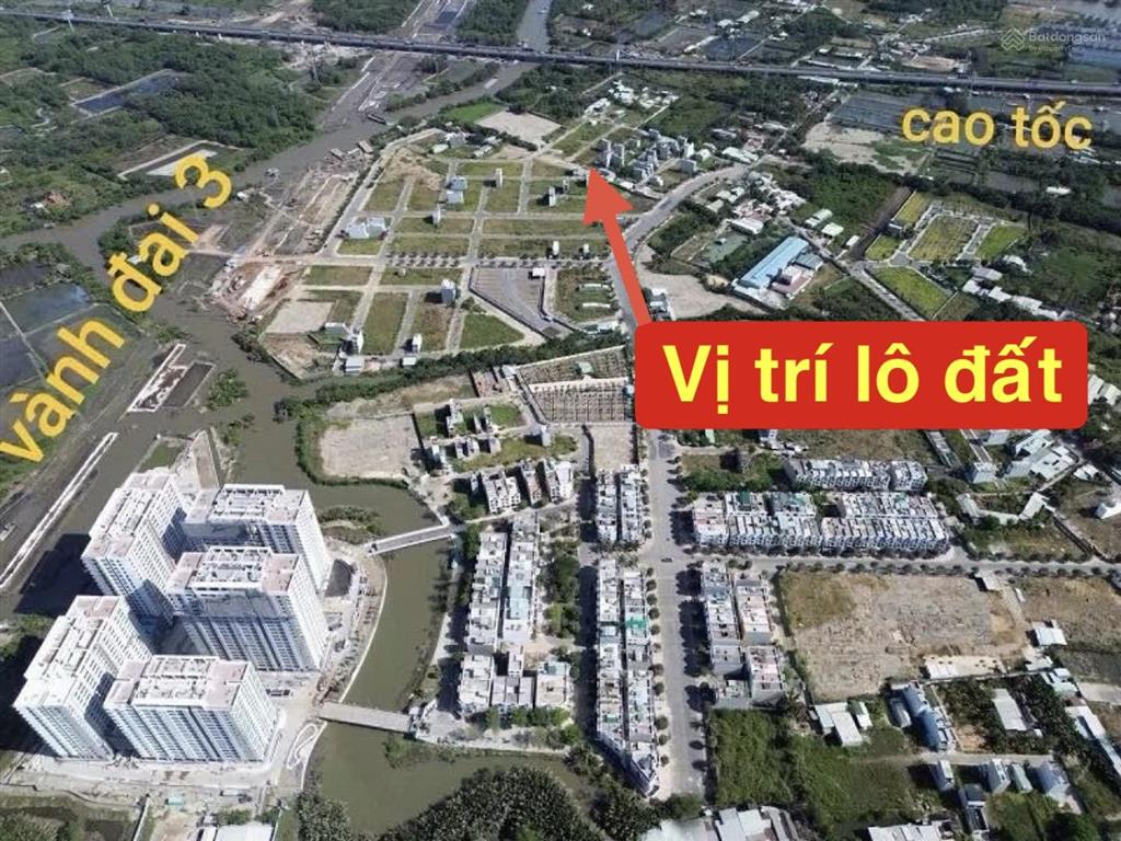 3.1 tỷ  đất nền 56 m2, hxh, ngang 6.3m  kdc centana điền phúc thành