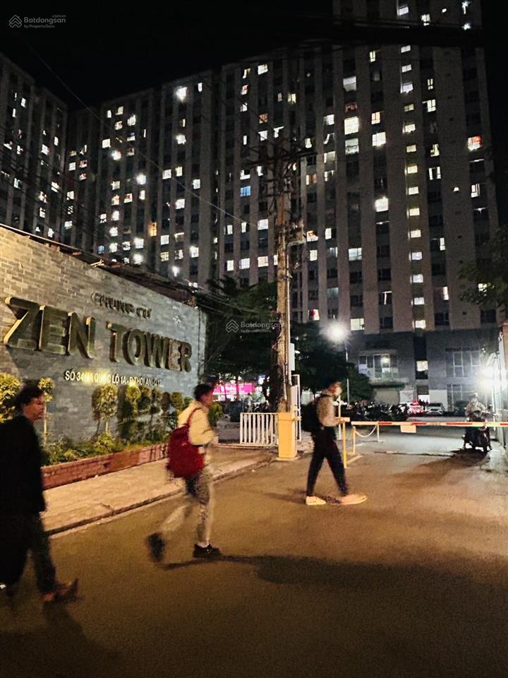 Bán gấp căn hộ chung cư zen tower, 2,5 tỷ, 63m2, 2pn + 2wc, thới an, q12, hcm