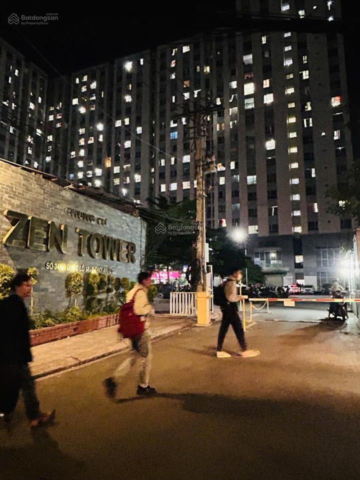 Bán cc tại zen tower, 2,5 tỷ, 63m2, 2pn + 2wc + bếp, giá siêu hời