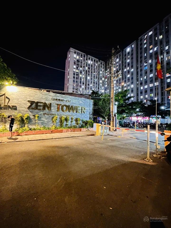 Bán cc tại zen tower, 2,5 tỷ, 63m2, 2pn + 2wc + bếp, giá siêu hời