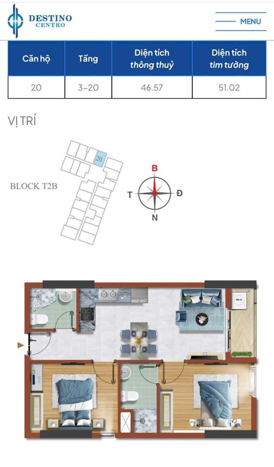 Bán căn hộ 2pn, 2wc tại quốc lộ 1a, mỹ lộc, bến lức, 1,588 tỷ, 51m2