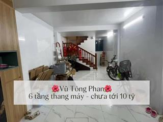 Vũ tông phan 9.x tỷ 38m  ngõ nông  thông 6 tầng thang máy