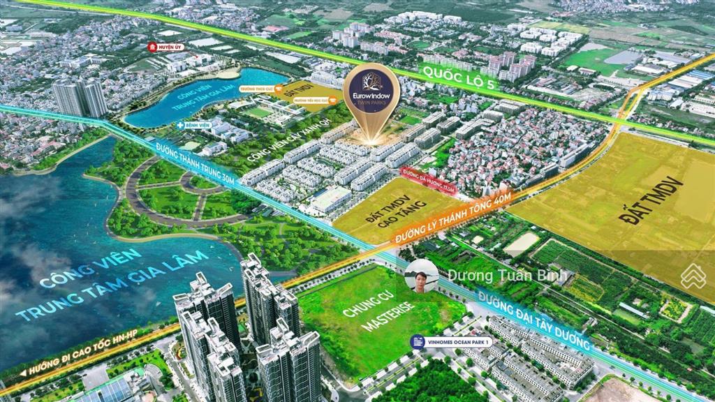 Tổng hợp quỹ căn biệt thự, liền kề giá tốt nhất dự án eurowindow twin parks và hà nội oriental