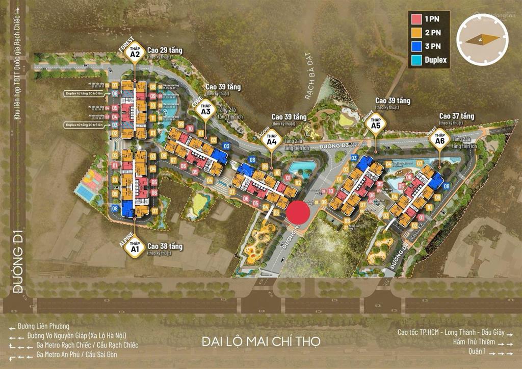 Căn góc 2pn panorama tại tòa lagoon a4 eaton park  mai chí thọ