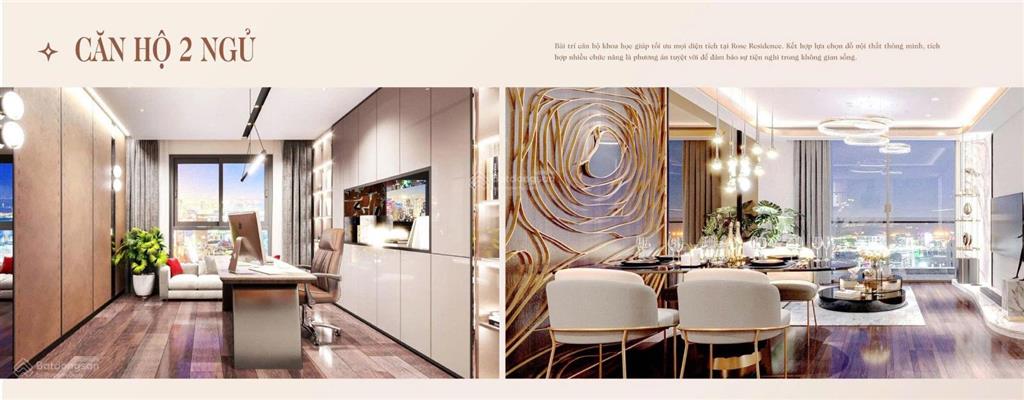 Quỹ căn đặc biệt 1n siêu đẹp tại rose residence, giá chỉ 1tỷ8 để nhận căn, ký kết trực tiếp với cđt
