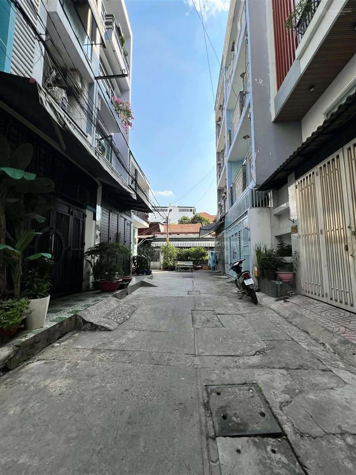  nhà 4 tầng  60m2  dtsd 170m2  ngang 4m sổ đẹp  hẻm xe hơi  đường quang trung
