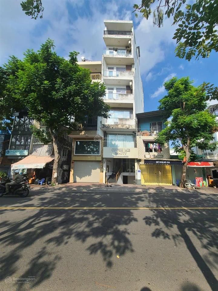 Mt 665a hoàng sa, q3  68m2  1 hầm 7 tầng  đang thuê 55tr/tháng  23 tỷ tl