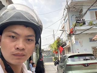 Ngay eaon hẻm 8m dt~100m2  dtsàn 260m2 {5 x 16}  4tầng  6pn  5wc nhỉnh 8 tỷ hương lộ 3