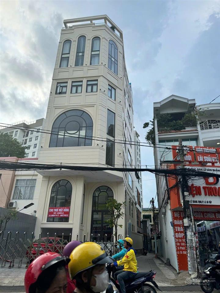 Building góc 2mt lê quang định hđt 200tr/tháng/5 năm 8x24m hầm 7 tầng chỉ 72 tỷ