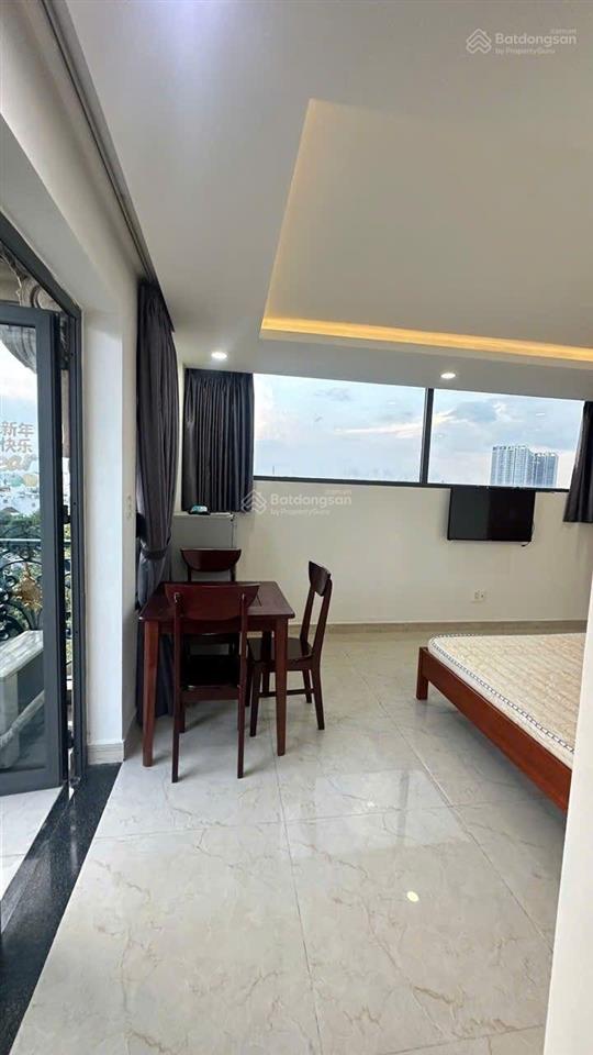 Cho thuê studio 39m ban công, full nội thất, thang máy, lý thường kiệt q10