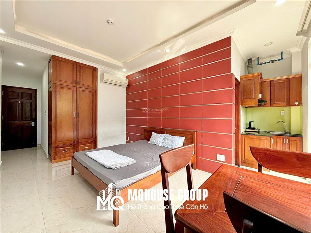 Cho thuê studio 39m ban công, full nội thất, thang máy, lý thường kiệt q10