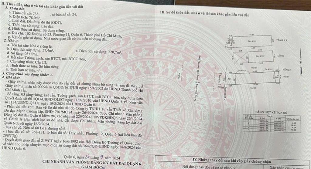 Miễn tiếp môi giới, chính chủ bán nhà riêng đường số 23, phường bình phú, hồ chí minh, 56 tỷ, 277m2