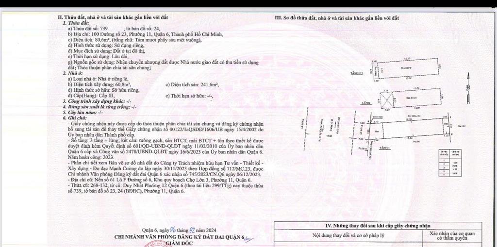Miễn tiếp môi giới, chính chủ bán nhà riêng đường số 23, phường bình phú, hồ chí minh, 56 tỷ, 277m2