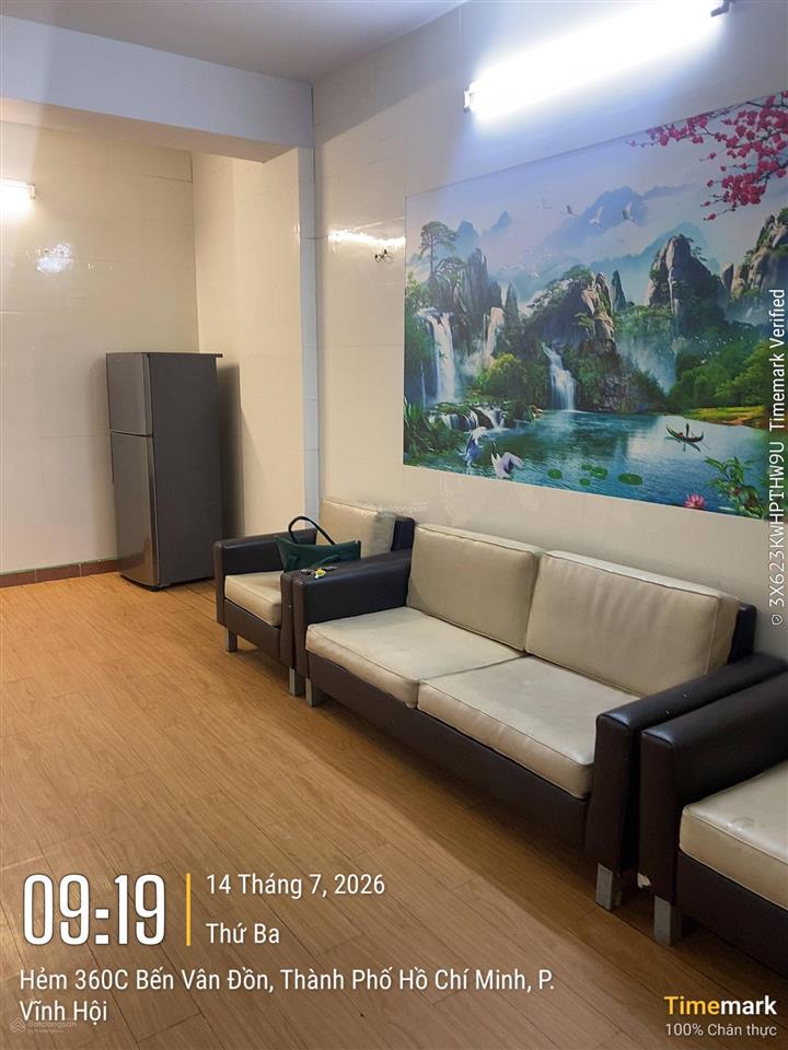 Bán chcc khánh hội 1, quận 4, tp.hcm, 4,6 tỷ, 82m2, 2pn, 1wc, đẹp, nhiều tiện ích  tin thật 100%