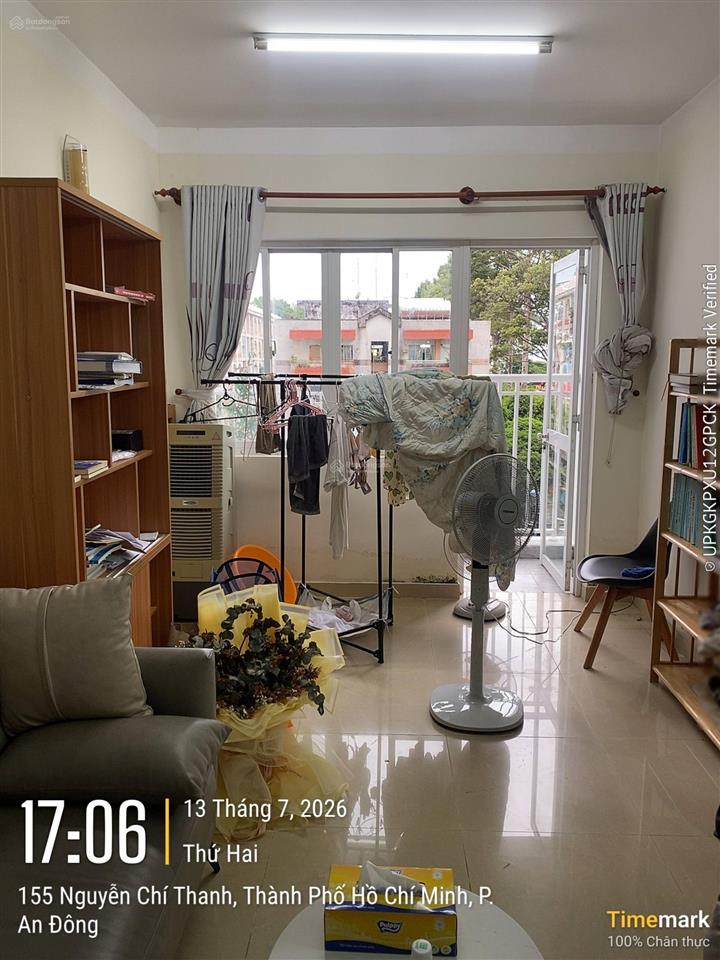 Bán cc 155 nguyễn chí thanh, 4,5 tỷ, có sổ, 60m2, 2pn, 1wc, tiện ích đầy đủ  tin thật 100%
