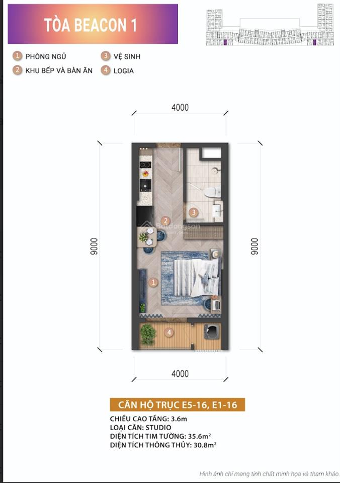 Vị trí vàng, cách biển chỉ 400m tận hưởng không khí biển mỗi ngày với beacon 1 tại blanca city