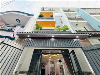 Nhà đẹp gò vấp  dt 4,55x10m, 3 tầng  nội thất 5 sao  vào ở ngay  nhỉnh 6 tỷ