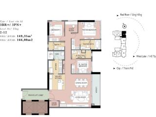 Căn hộ góc mơ ước tại heritage west lake  3pn+1 chỉ 35 tỷ, vô vàn tiện ích xung quanh!