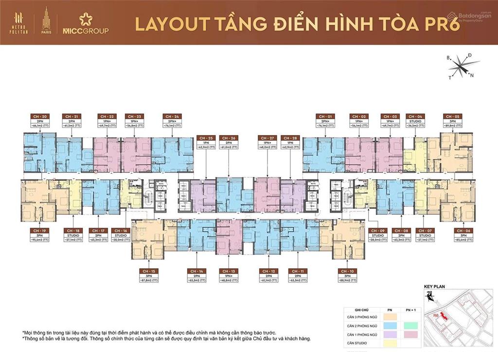 Xả lỗ giảm 200tr 1pn+ tòa pr6 tầng siêu đẹp 45.7m2 ngộp quá rồi!