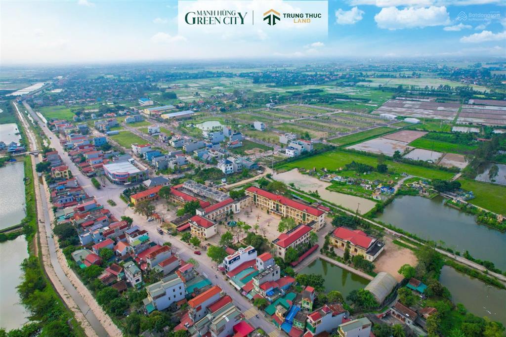 Đất kđt sát kcn sẵn sổ lô vuông 92m2 đa dạng tiện ích, sinh lời bền vững