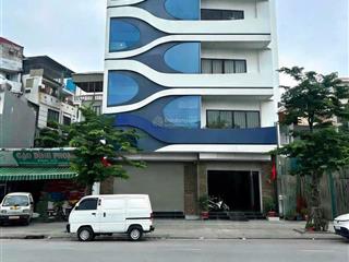 Cho thuê tòa nhà văn phòng ở thịnh liệt, đường mới 32m, s 105m2*5t thông sàn, thang máy,pccc đầy đủ