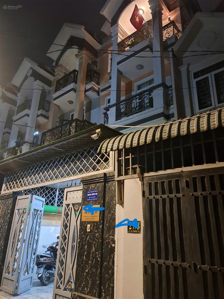 Hơn 6 tỷ, nhà q12, ngang 5x17m siêu hiếm, nhà 5 tầng bề thế, gara 2 oto, nội thất nhập khẩu