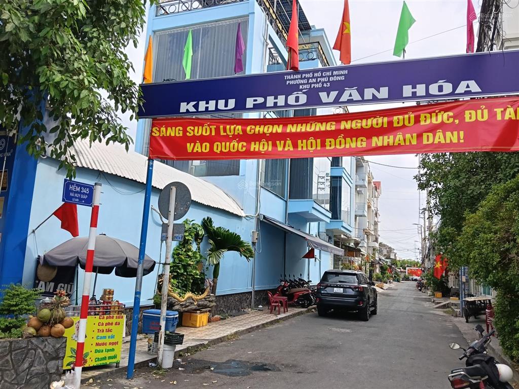 Nhà hà huy giáp,80 m2, bán 6tỷ 1, hẻm xe tải thông, ngà nhà thật sài gòn.