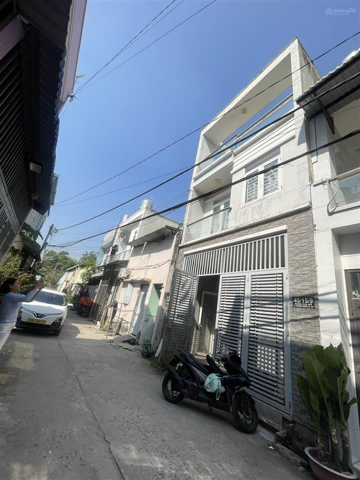 Bán nhà, quận gò vấp ,48 m2 chỉ 4 tỷ 780, hẻm xe hơi thông thoáng  ngà nhà thật sài gòn.