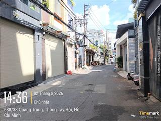 Chdv đường quang trung, 126 m2, bán 14 tỷ 200 tl.  ngà nhà thật sài gòn hỗ trợ xem nhà.