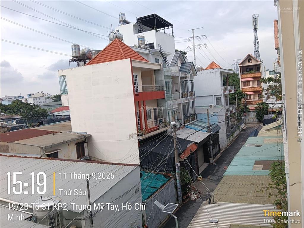 Nhà trung mỹ tây 87m2, bán 5 tỷ 7 hẻm xe hơi thông thoáng,  ngà nhà thật sài gòn