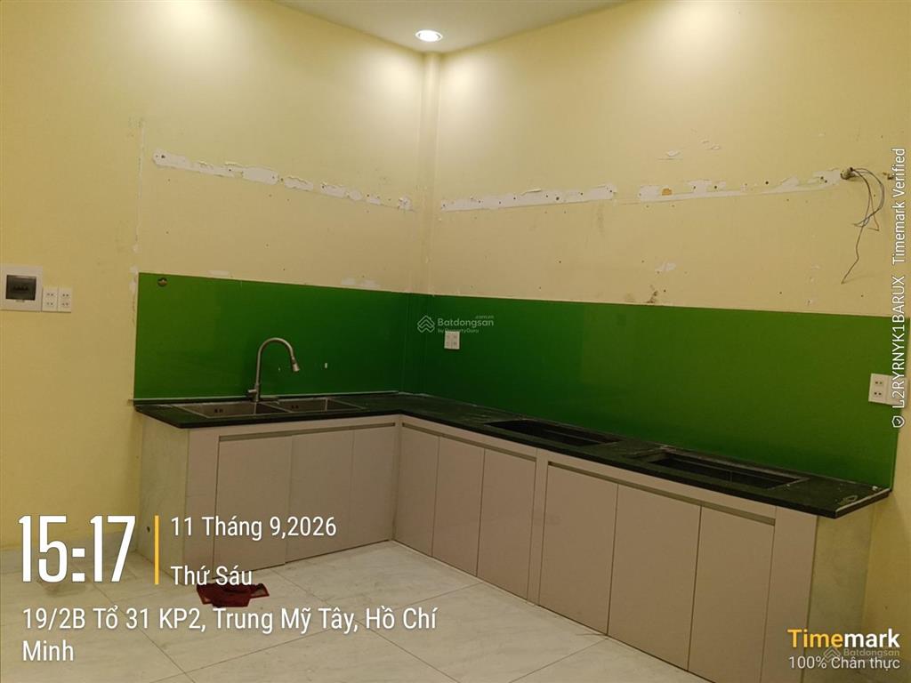 Nhà trung mỹ tây 87m2, bán 5 tỷ 7 hẻm xe hơi thông thoáng,  ngà nhà thật sài gòn