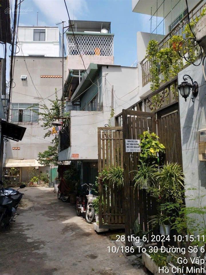 Bán nhà gò vấp, 49 m2, chỉ 5 tỷ 4, hẻm rộng 4m.  ngà nhà thật sài gòn hỗ trợ xem nhà