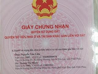 ĐẤT CHÍNH CHỦ - GIÁ TỐT KHC 15 Phường Liên Bảo, Thành Phố Vĩnh Yên, Tỉnh Vĩnh Phúc
