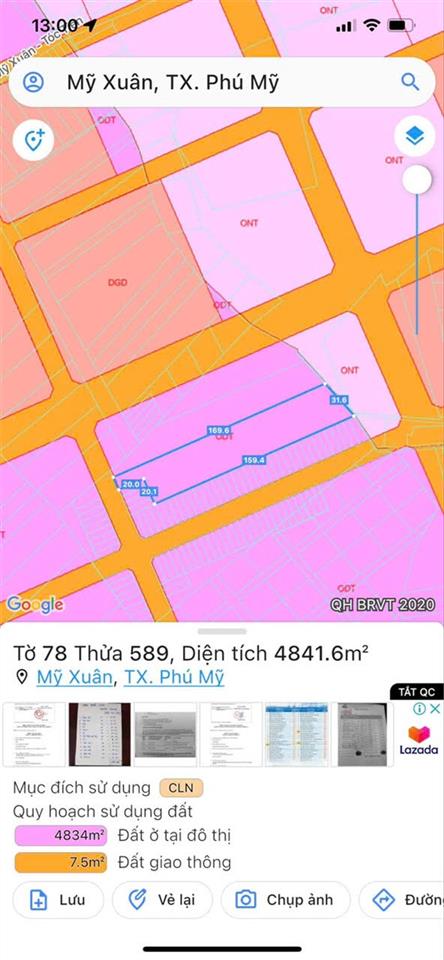 HÓT HÓT ĐẤT ĐẸP – GIÁ TỐT CHÍNH CHỦ CẦN BÁN ĐẤT Tại Xã Mỹ Xuân, Thị Xã Phú Mỹ, Tỉnh Bà