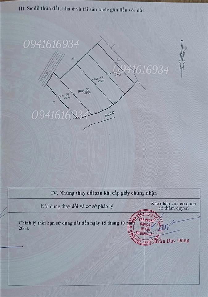 CHÍNH CHỦ CẦN BÁN LÔ ĐẤT MẶT TIỀN SIÊU ĐẸP Tại Xã Vĩnh Hải, Huyện Ninh Hải, Ninh Thuận -