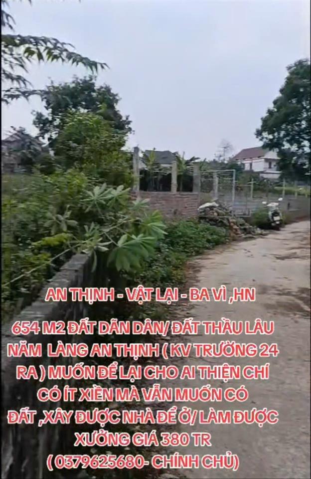 MẢNH ĐẤT GIÁ HỜI - BÁN NHANH LÔ ĐẤT DÃN DÂN /TRỒNG CÂY LÂU NĂM - ĐẦU TƯ LÀ SINH LỜI TẠI