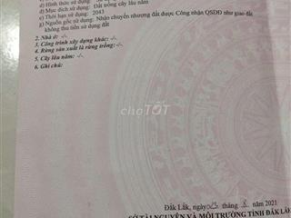 HOT HOT – CHÍNH CHỦ CẦN BÁN LÔ ĐẤT TẠI X. Hòa Xuân, TP. Buôn Ma Thuột, T. Đắk Lắk