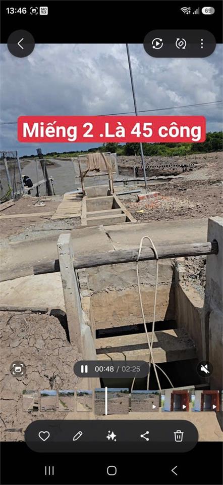 ĐẦU TƯ LÀ SINH LỜI - CẦN BÁN 78 CÔNG ĐẤT VƯỜN – Ấp Xẻo Thùng, Năm Căn, Cà Mau