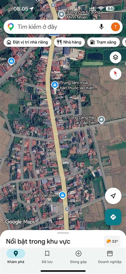 Ông anh có mảnh đất 92.5m2 cắt của nhà ra bán đường rộng 4,55m cấp tiến, tiên lãng cũ