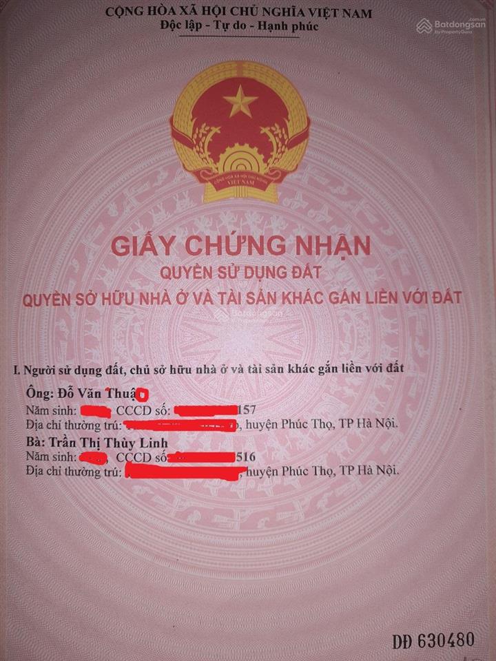 Cc bán đất đấu giá 2 mặt thoáng tại thường tín, giảm x triệu/m2 lấy tiền xây nhà ở