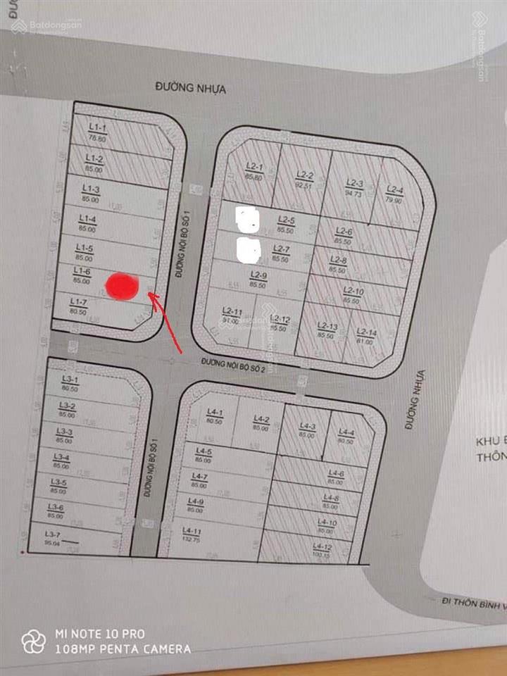 Cc bán đất đấu giá 2 mặt thoáng tại thường tín, giảm x triệu/m2 lấy tiền xây nhà ở