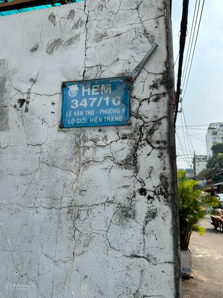Giảm 500trđ, bán gấp nhà hẻm 6m lê văn thọ, gò vấp, ngang khủng 8m, diện tích 161m2, giá 15 tỷ