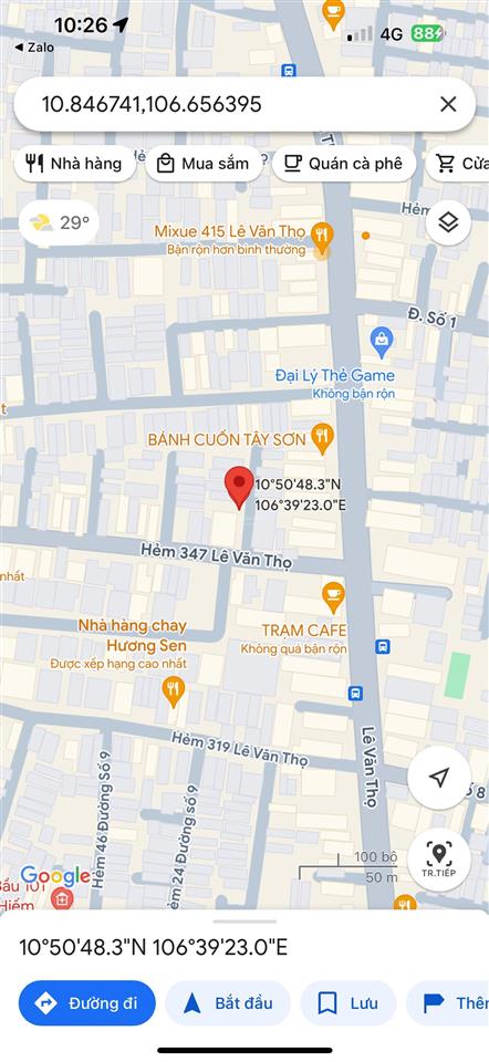 Giảm 500trđ, bán gấp nhà hẻm 6m lê văn thọ, gò vấp, ngang khủng 8m, diện tích 161m2, giá 15 tỷ