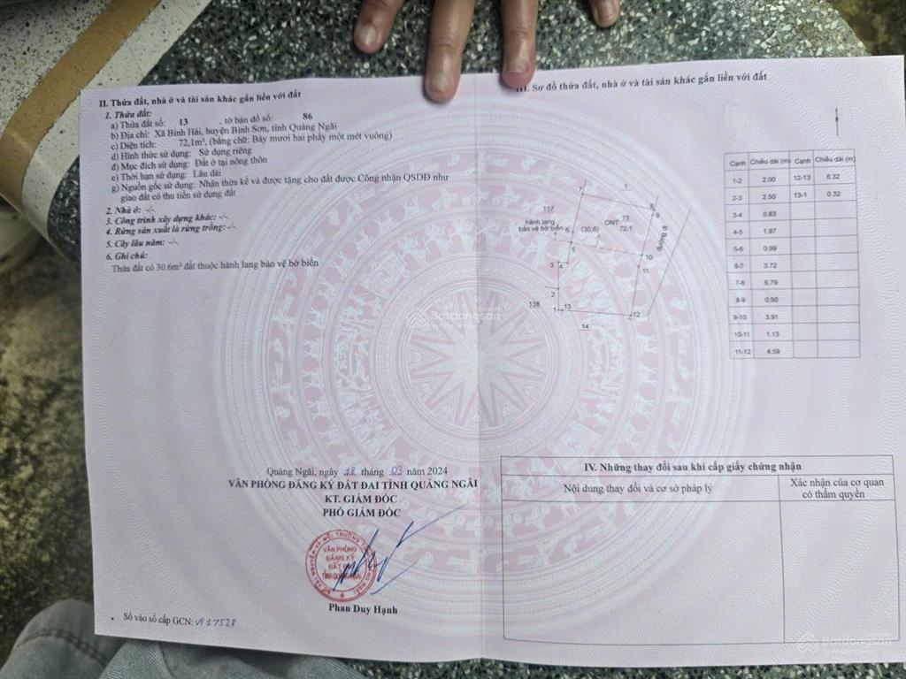 Bán đất view biển siêu đẹp xã vạn tường, bình sơn, quảng ngãi