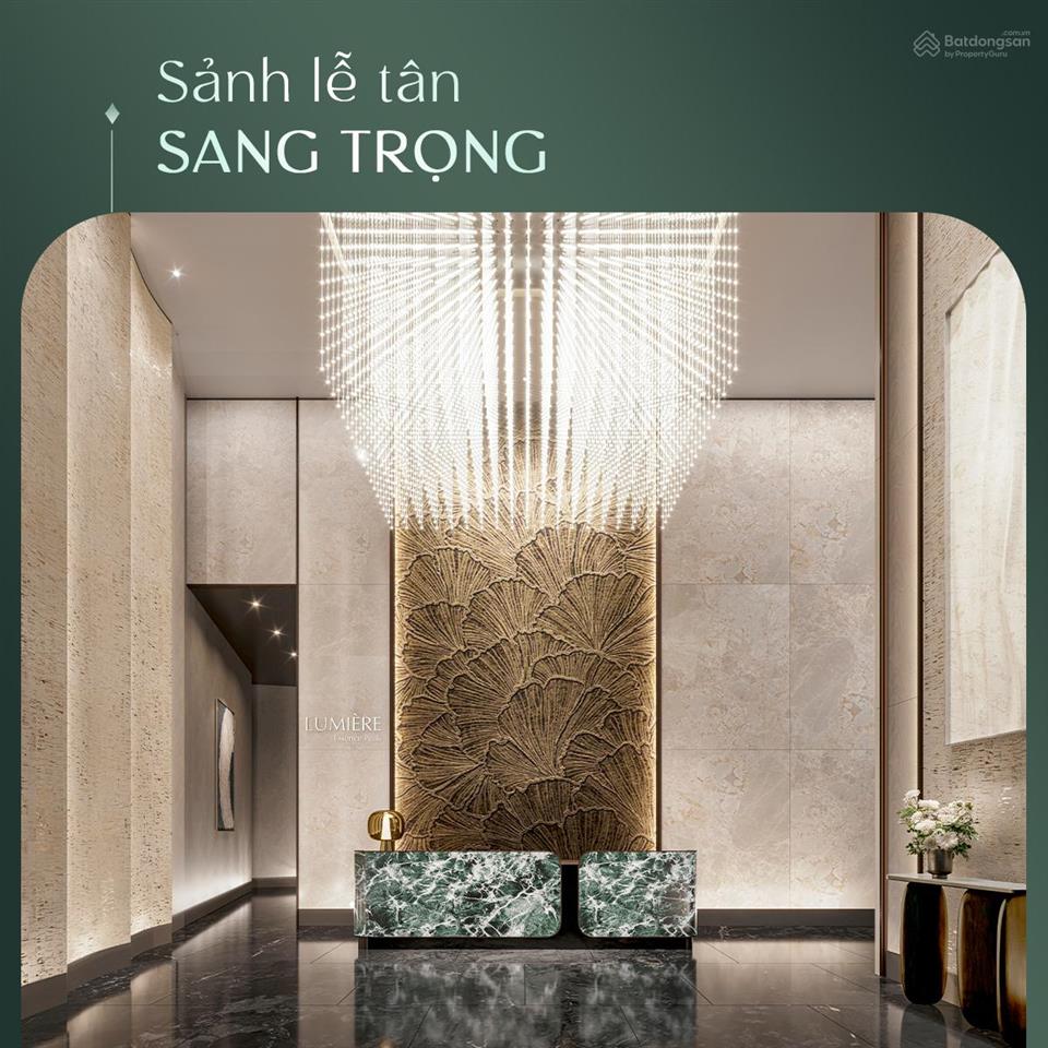 Vốn 1,2 tỷ sở hữu ngay căn chung cư lumiere hà nội  chỉ giành cho giới tinh hoa 5 % ở việt nam